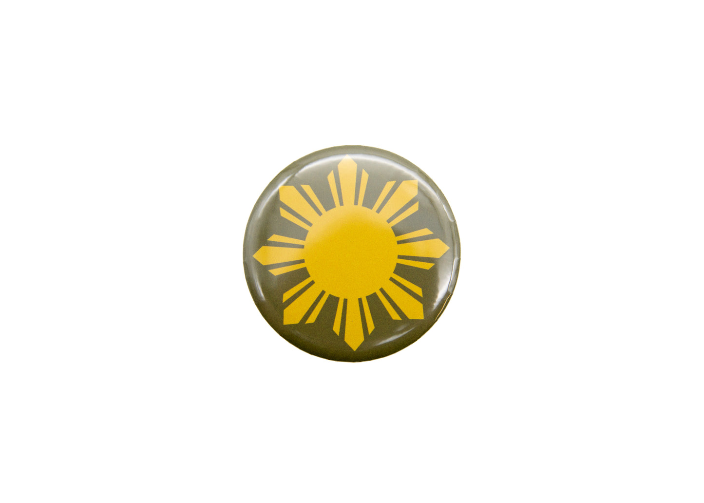 Philippines Sun Round Button