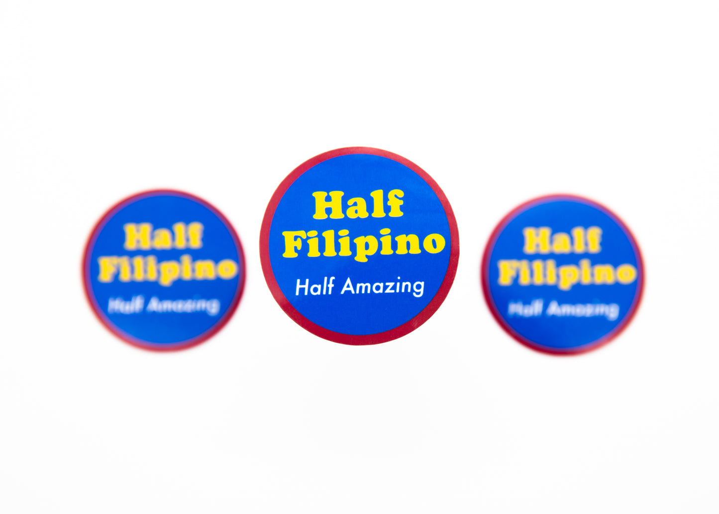 Half Filipino Half Amazing Sticker