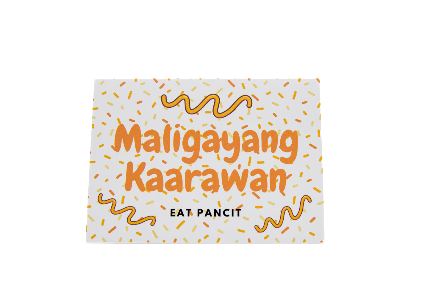 Maligayang Kaarawan (Eat Pancit) Greeting Card