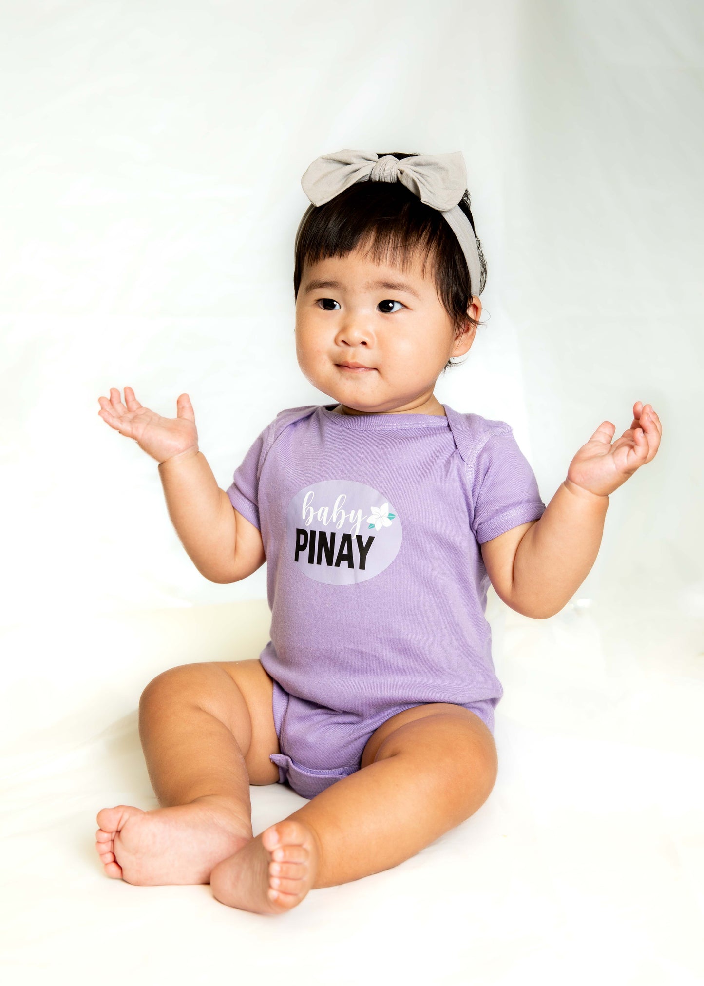 Baby Pinay Onesie Purple