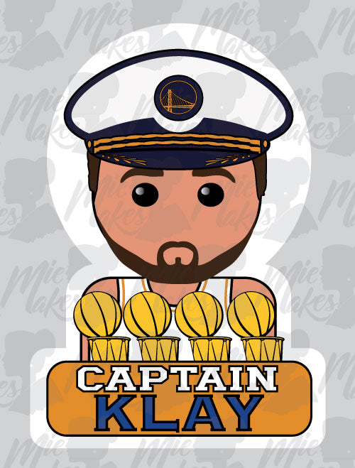 Captain Klay Sticker