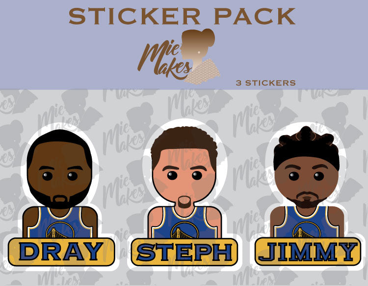 2025 Golden State Warriors Sticker Pack
