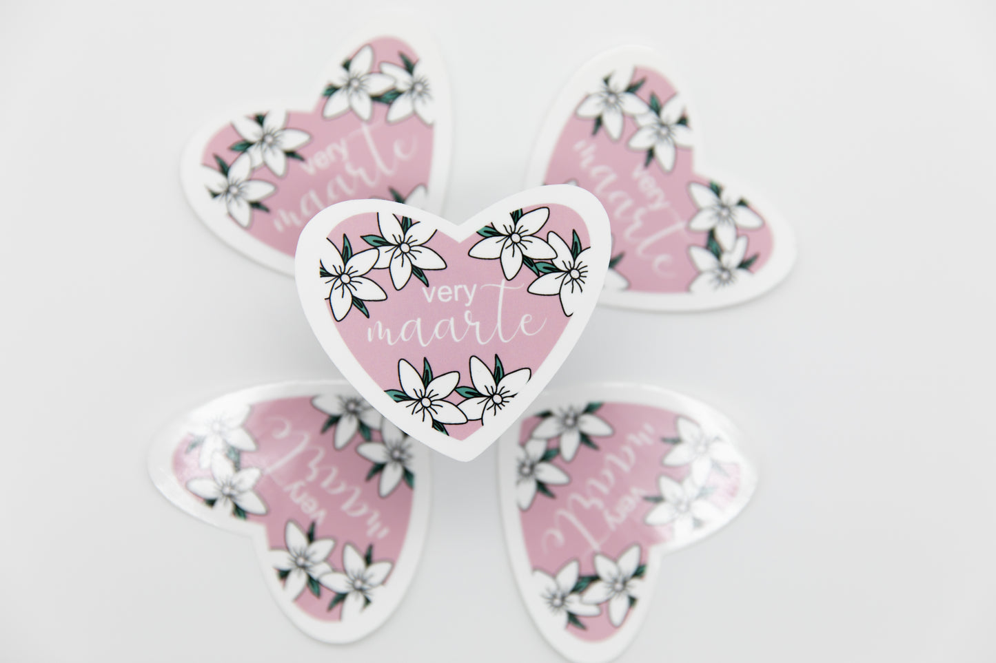 Very Maarte Heart Sampaguita Sticker