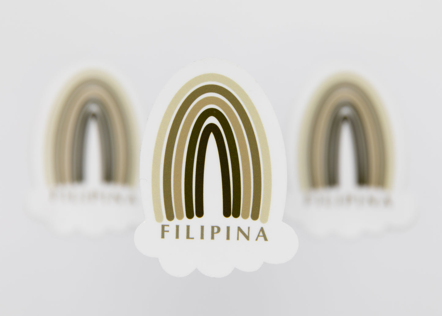 Filipina/Pinay Rainbow Sticker