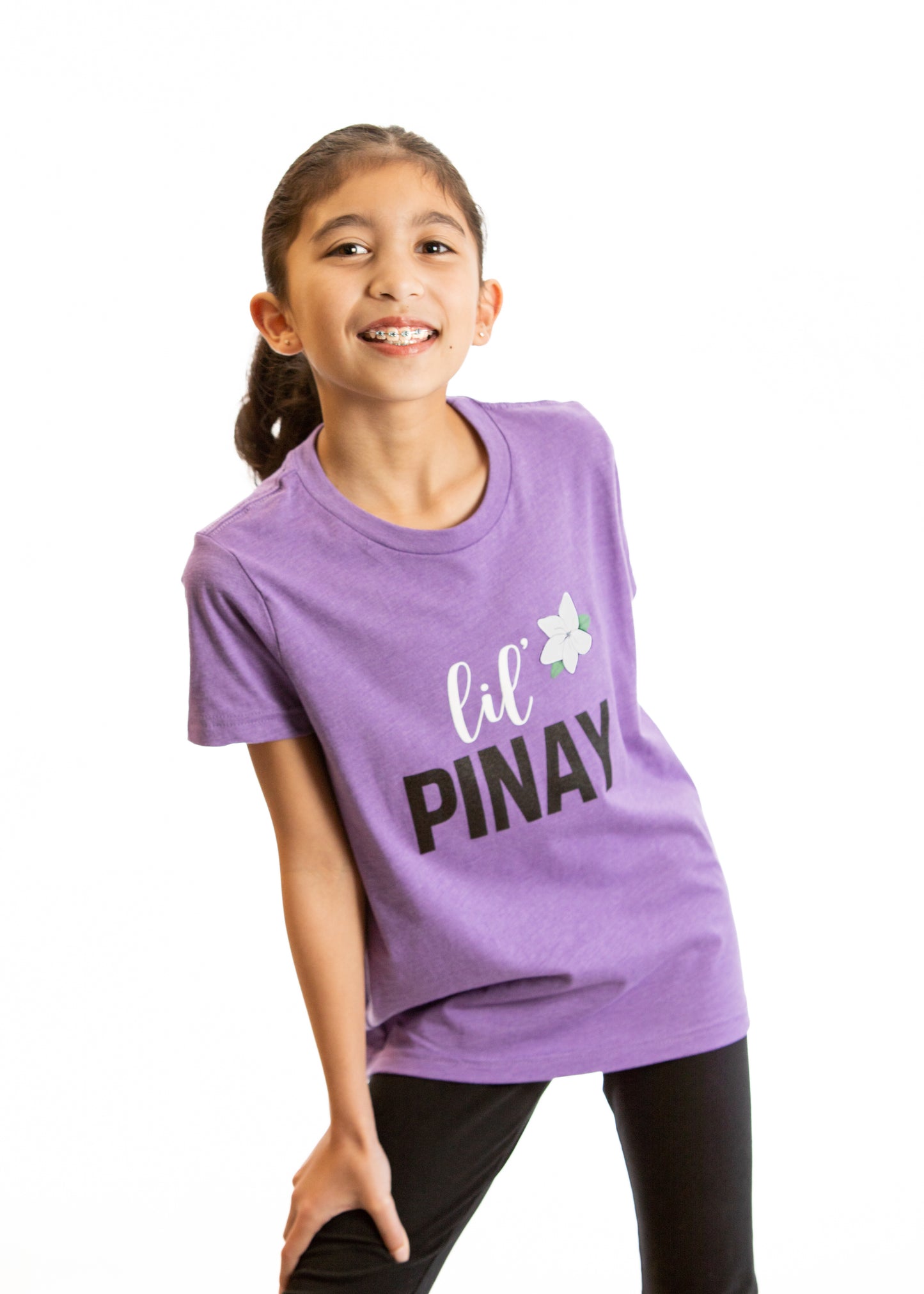 Toddler/Youth Lil' Pinay Shirt Heather Purple