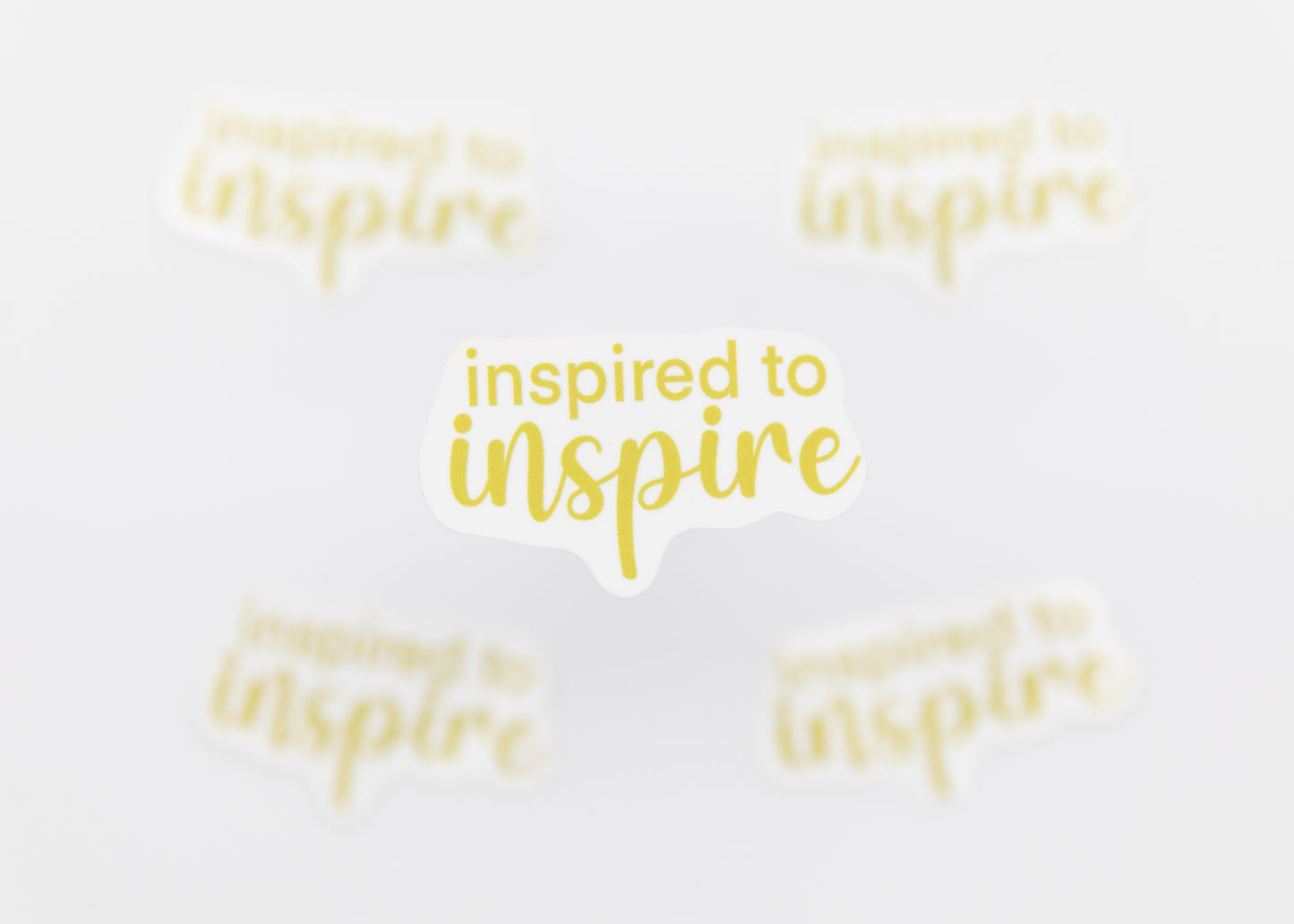 Inspired to Inspire Sticker