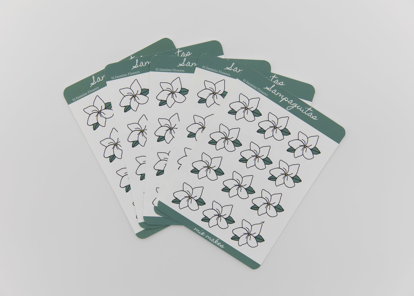 Sampaguita Sticker Sheet