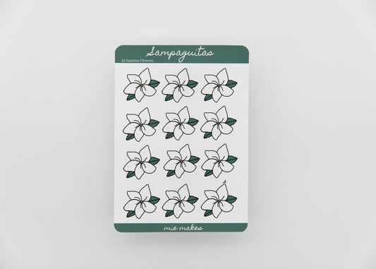 Sampaguita Sticker Sheet