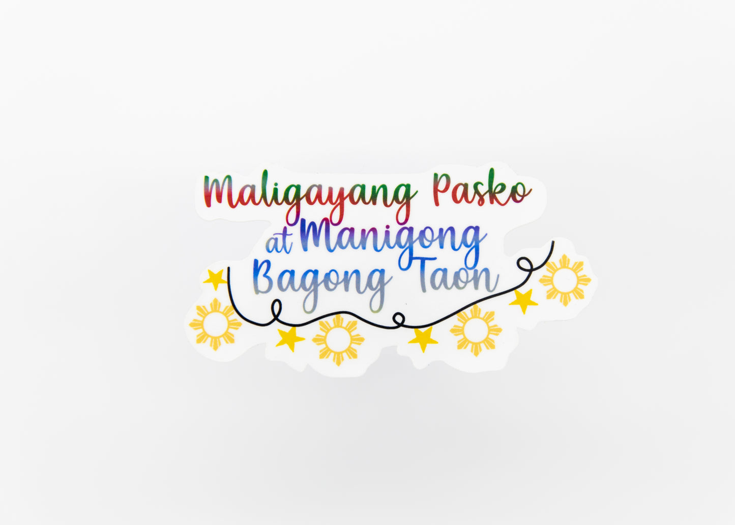 Maligayang Pasko at Manigong Bagong Taon Sticker