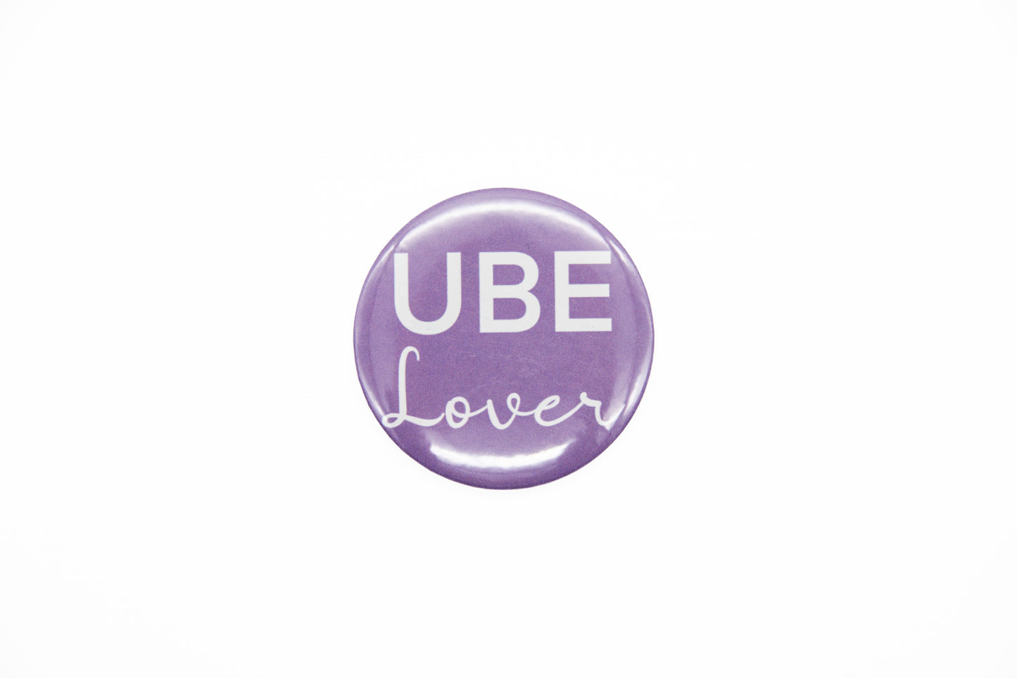 Ube Lover Round Button