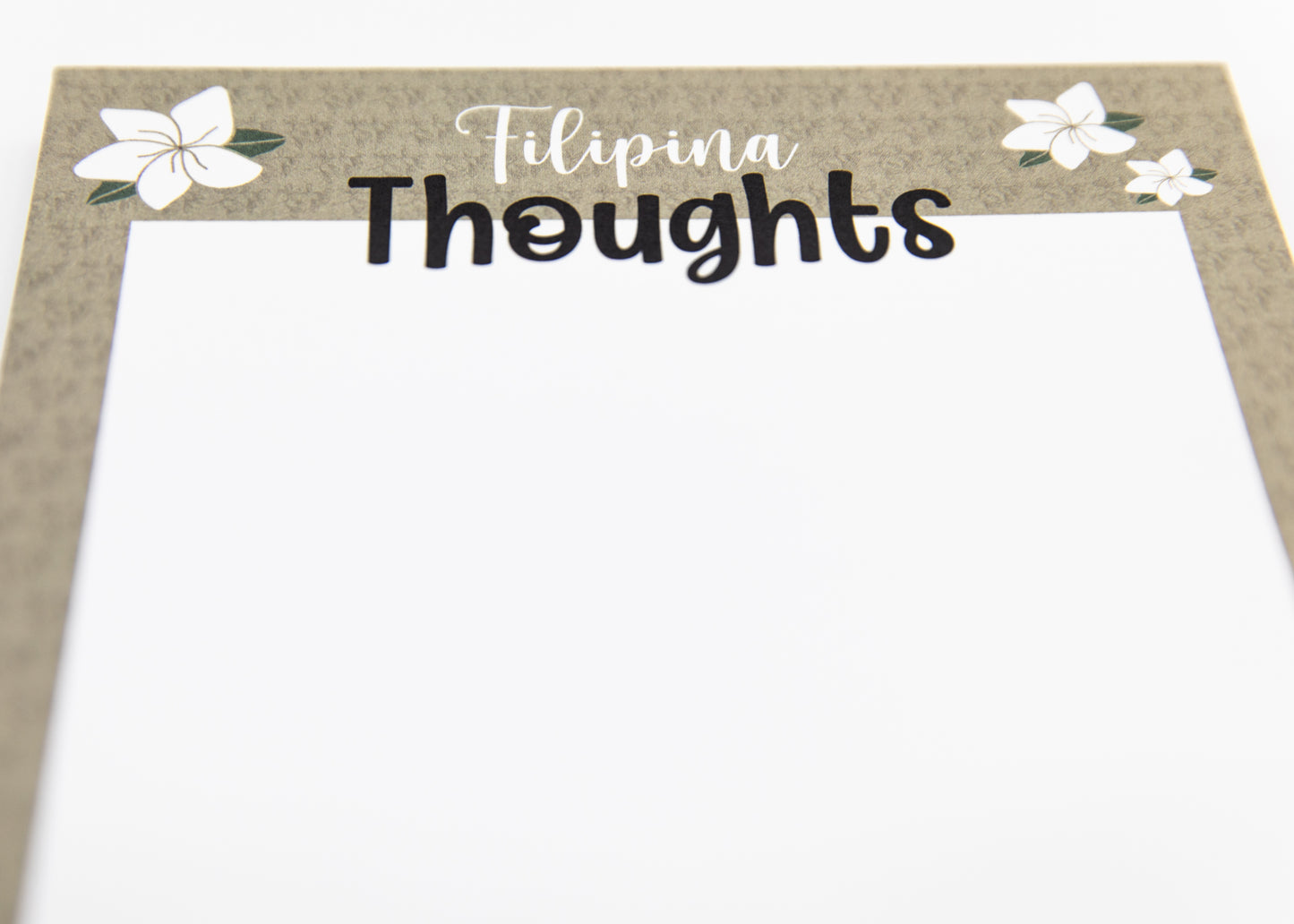 5X7 Filipina Thoughts Notepad