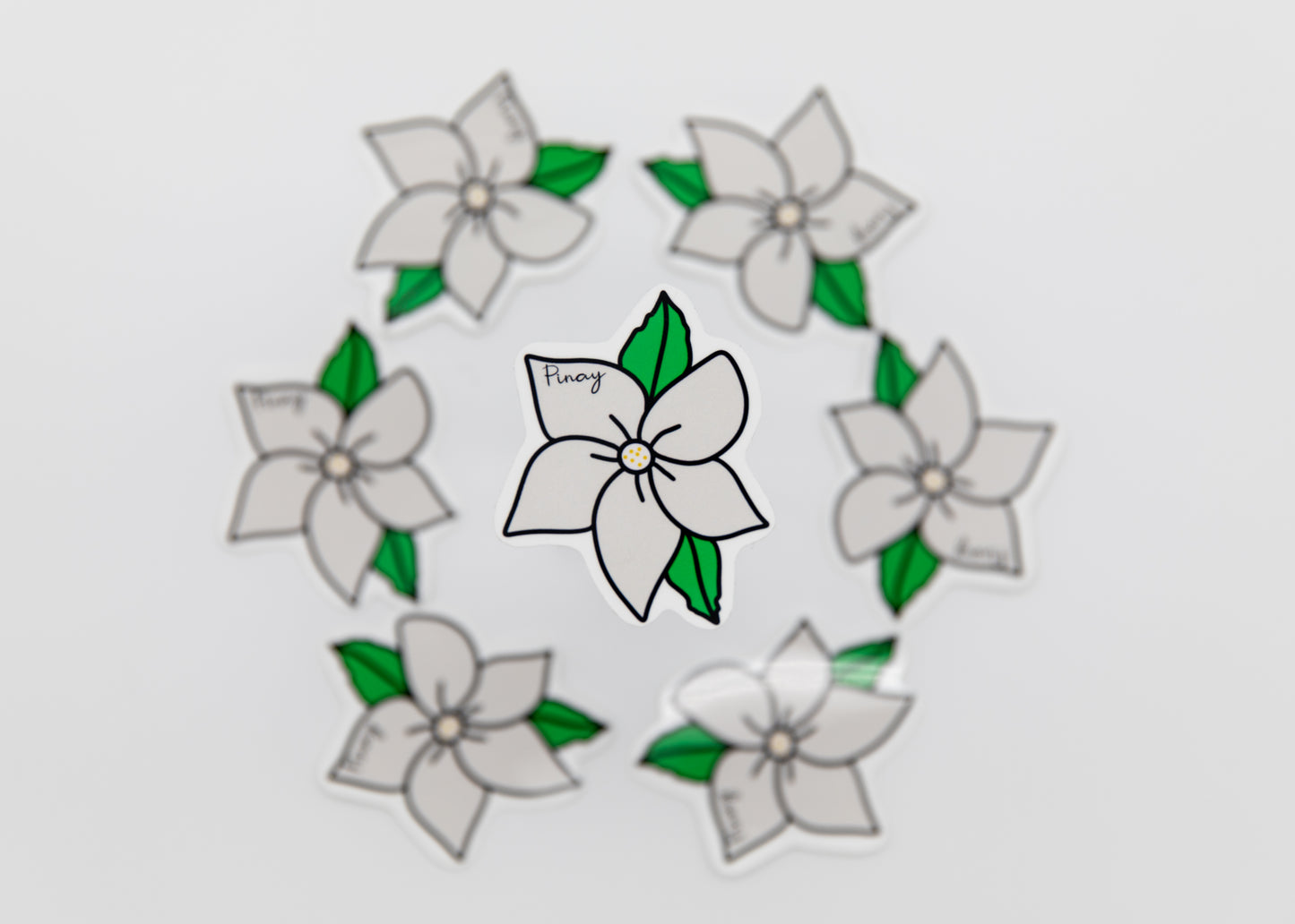 Sampaguita Pinay Sticker