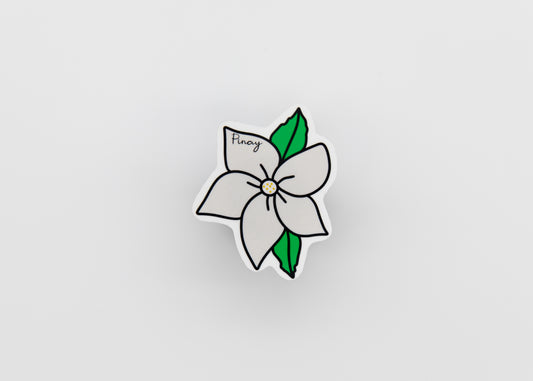 Sampaguita Pinay Sticker