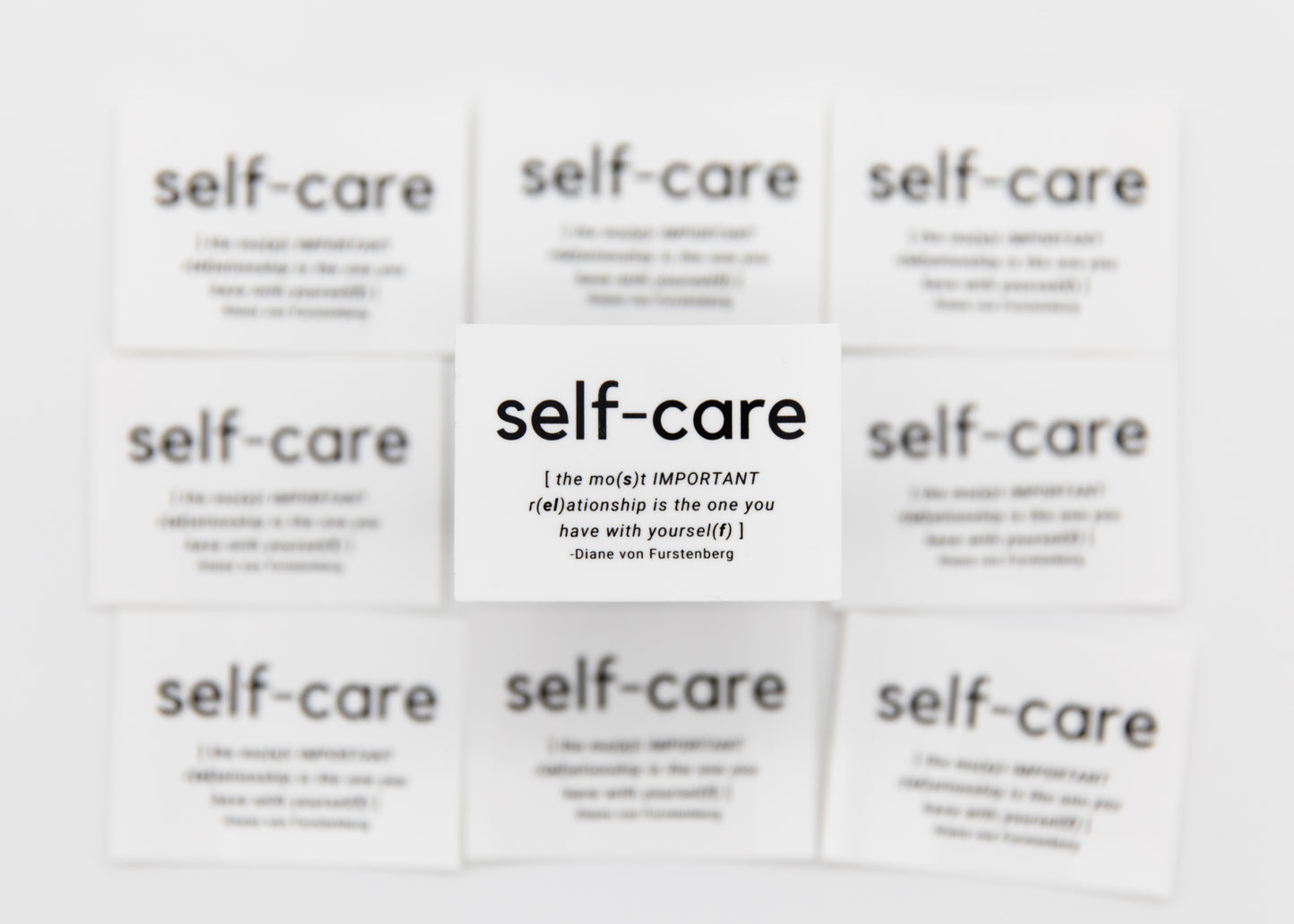 Self-Care Sticker