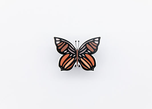 Brown Butterfly Sticker