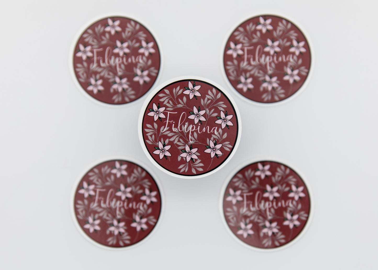 Filipina Floral Sticker