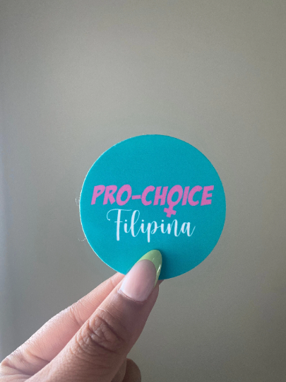 Pro-Choice Filipina Sticker