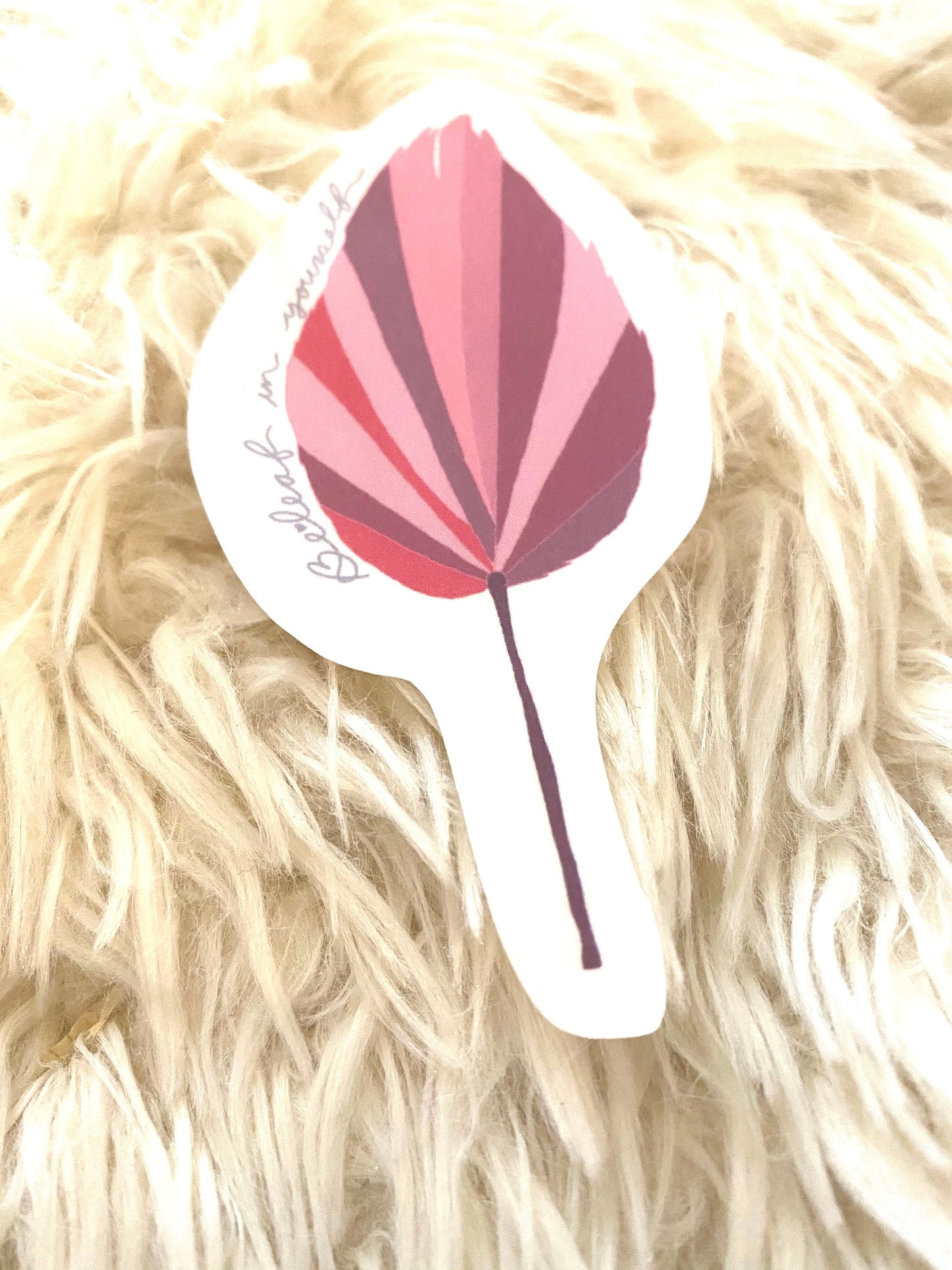 Be-leaf in Yourself Motivational Sticker