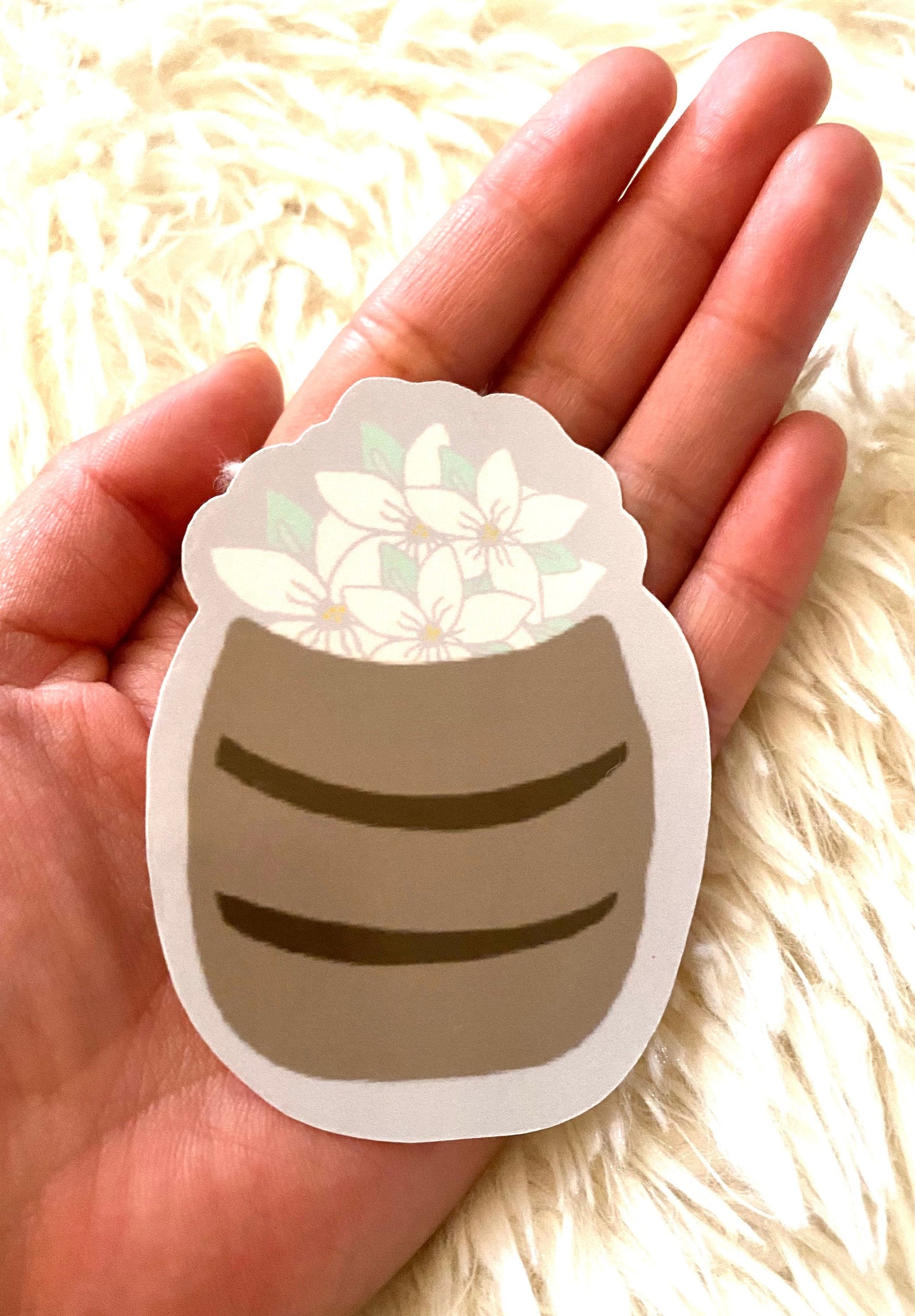 Sampaguita Flowers in a Barrel
