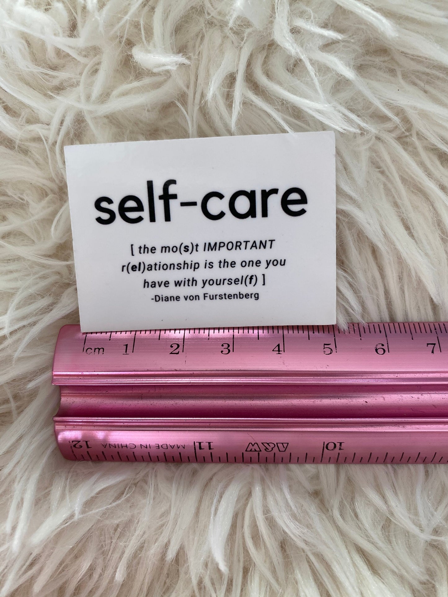 Self-Care Sticker
