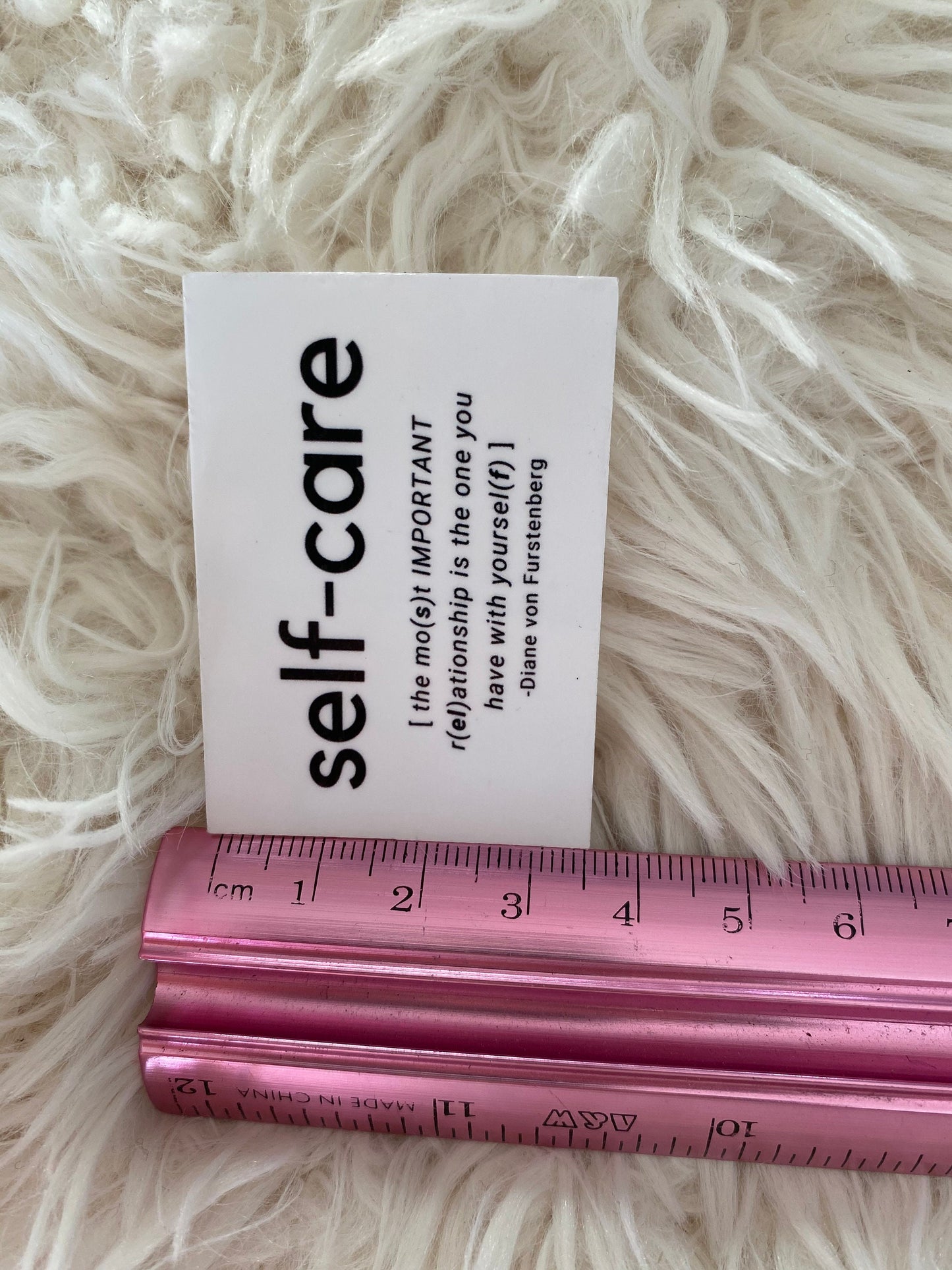 Self-Care Sticker