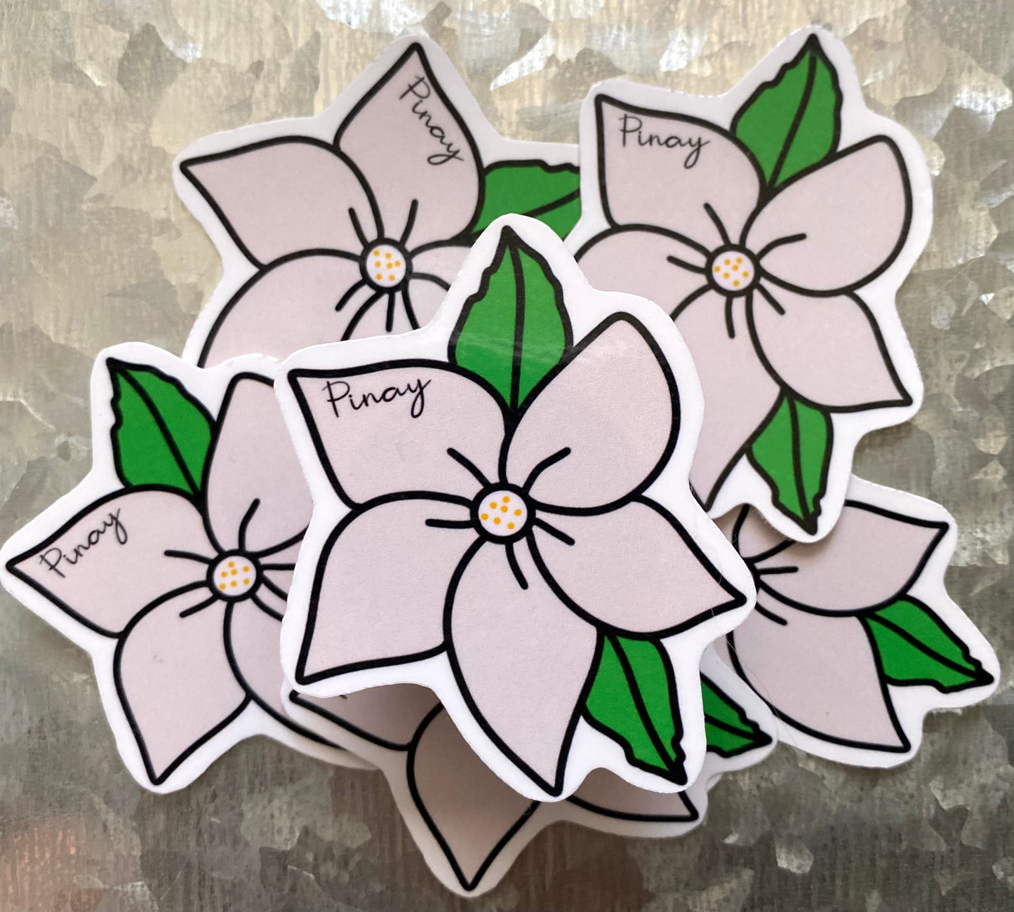Sampaguita Pinay Sticker
