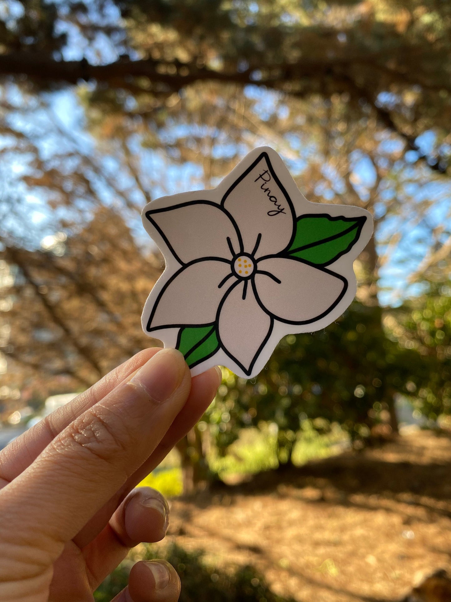 Sampaguita Pinay Sticker