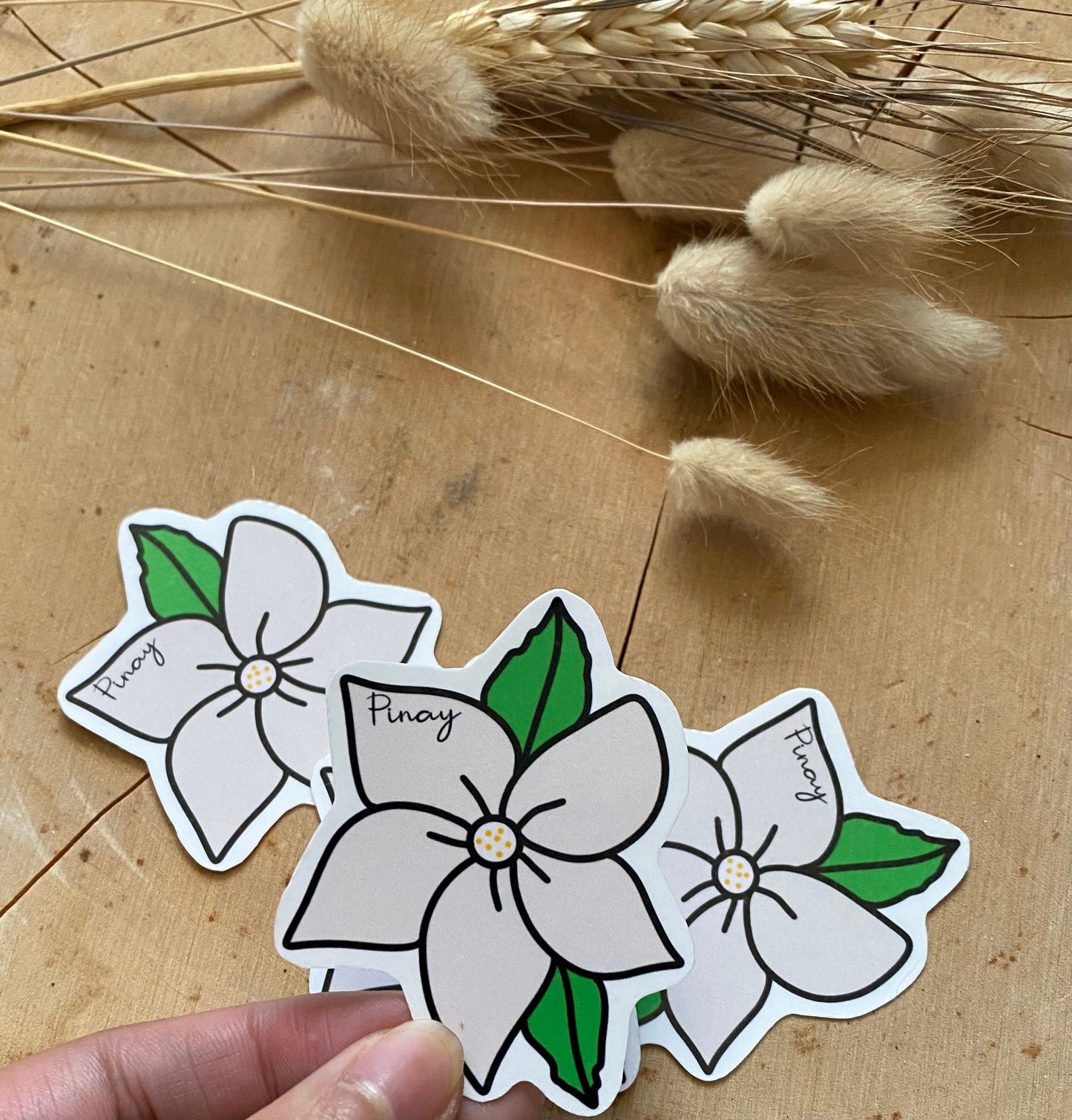 Sampaguita Pinay Sticker