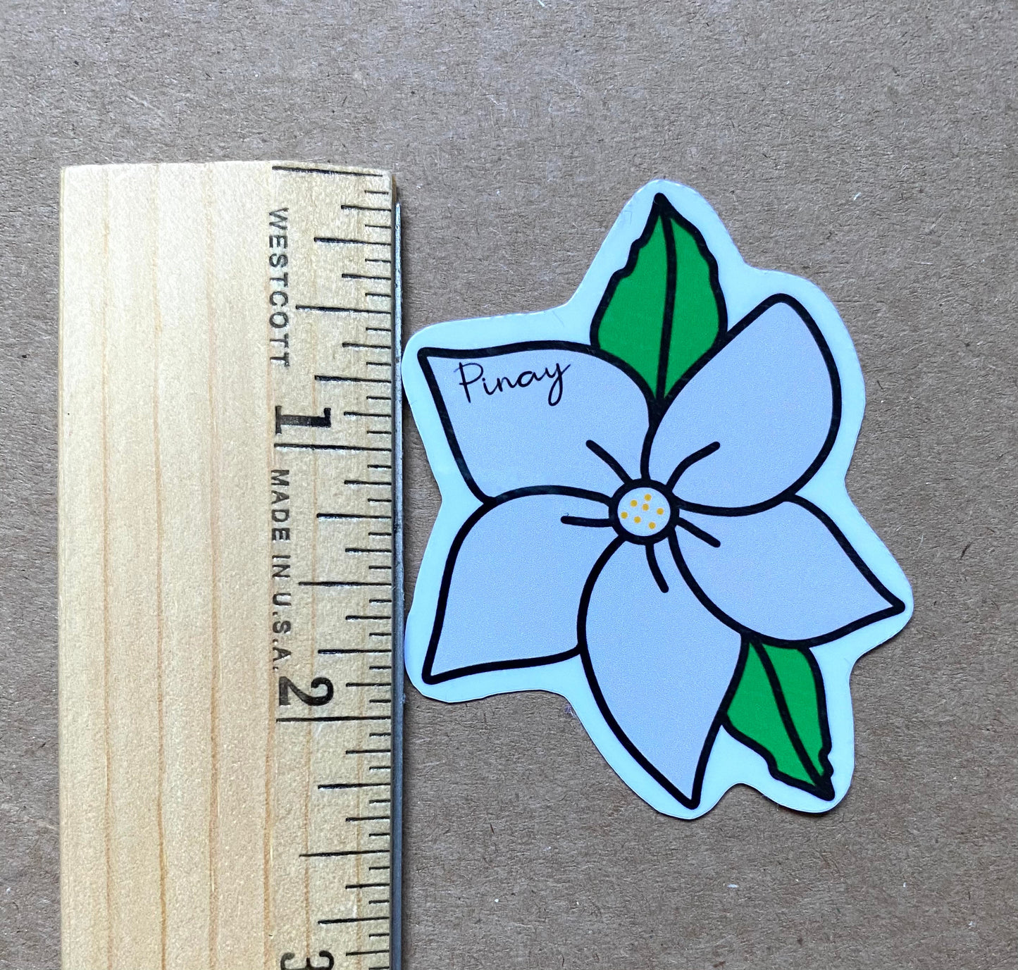 Sampaguita Pinay Sticker