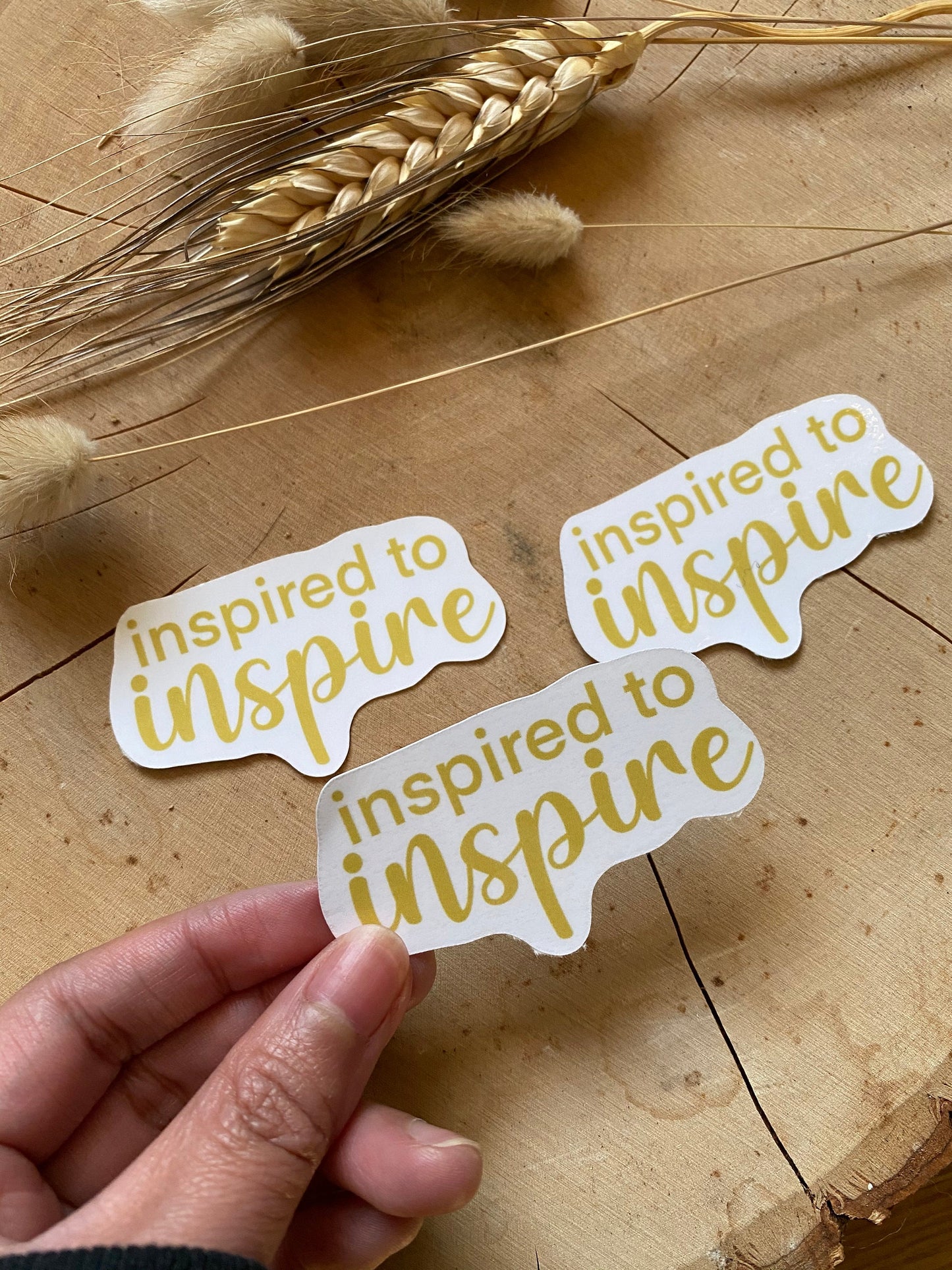 Inspired to Inspire Sticker