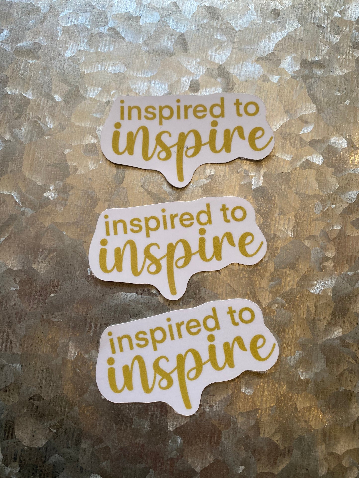 Inspired to Inspire Sticker