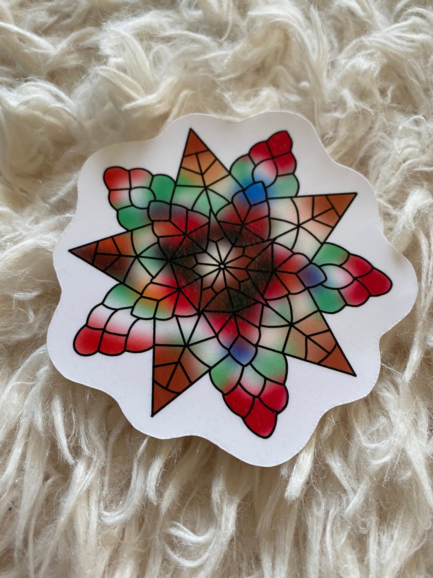 Filipino Parol Star Sticker
