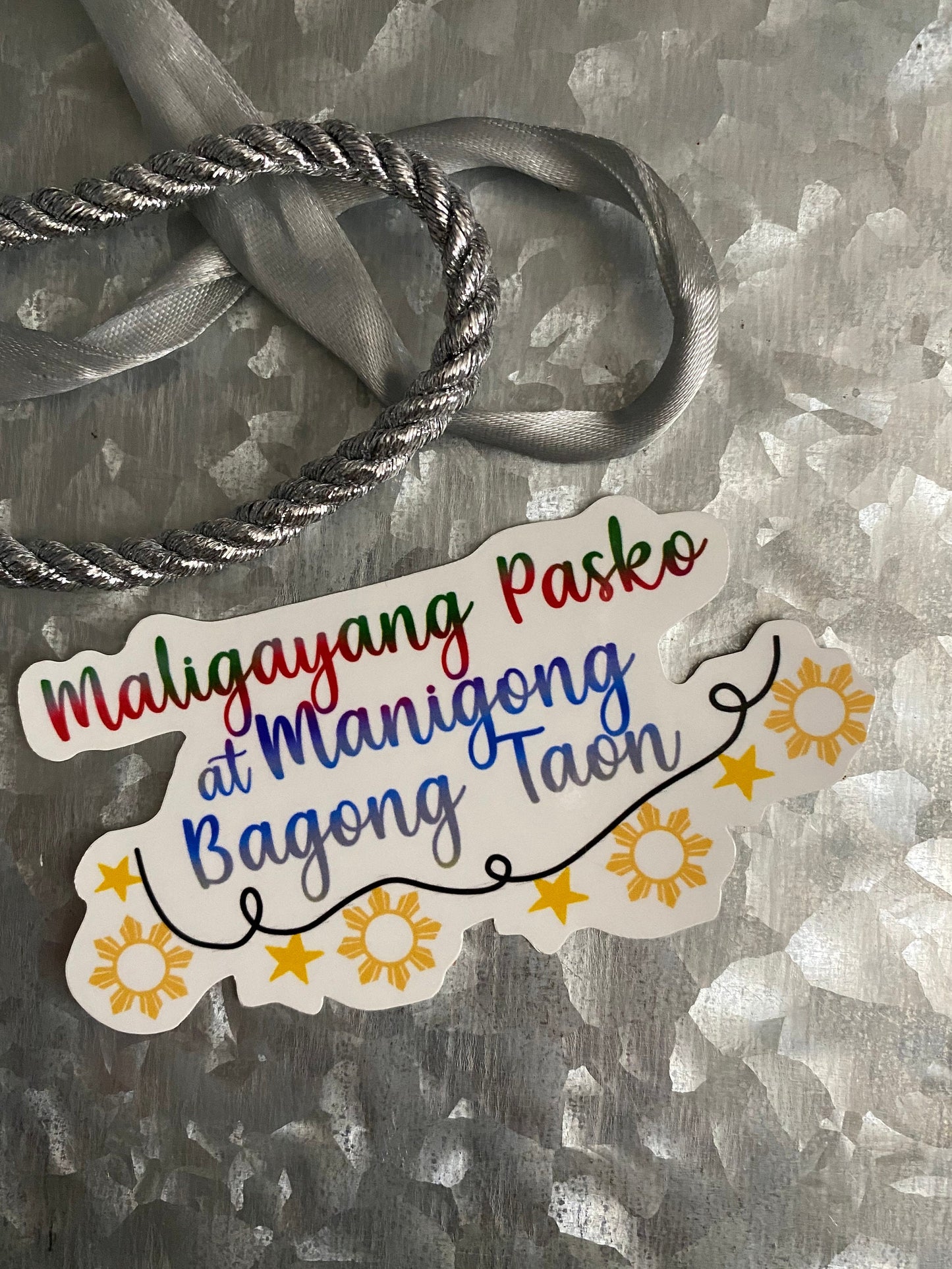 Maligayang Pasko at Manigong Bagong Taon Sticker