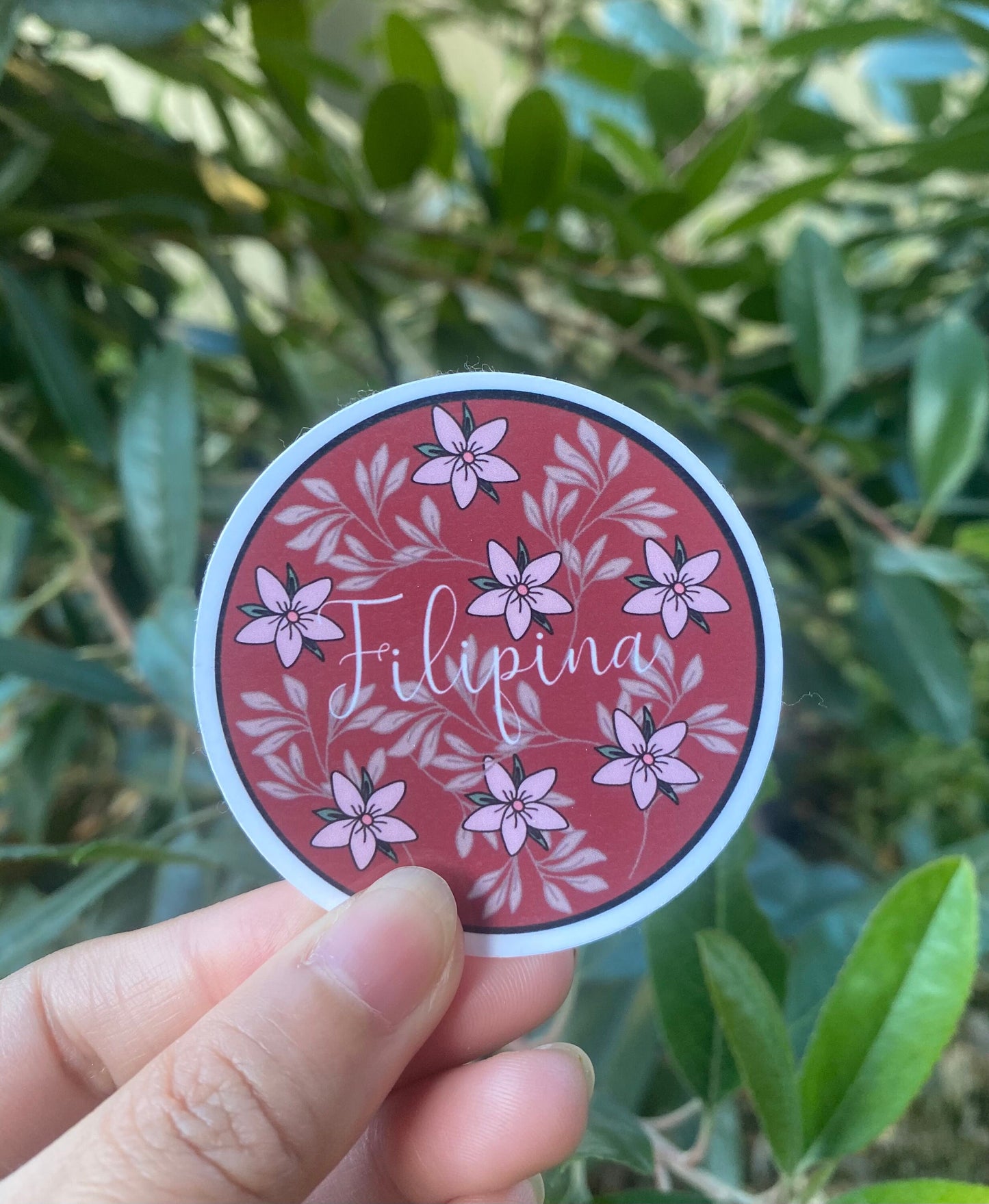 Filipina Floral Sticker