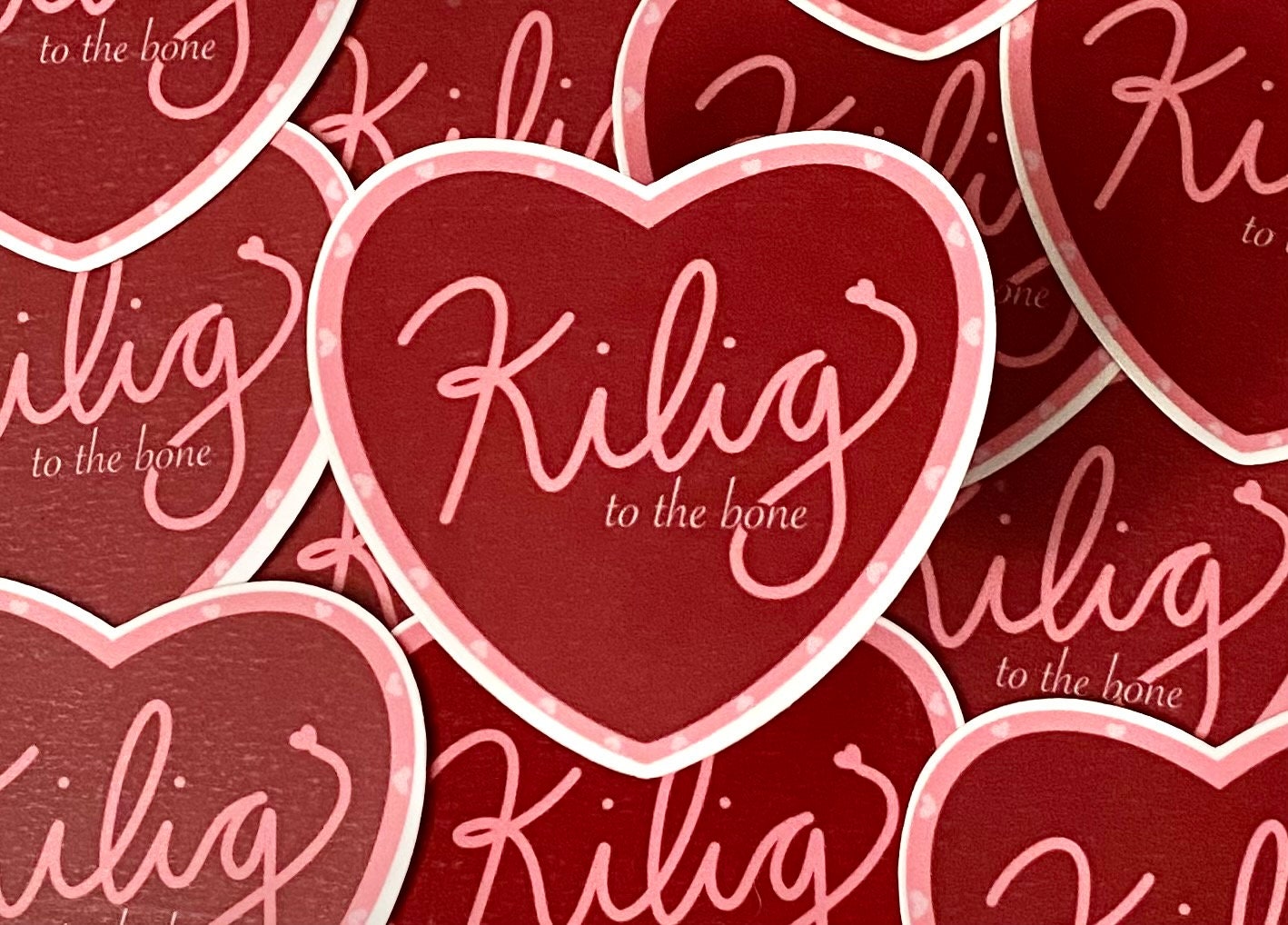 Kilig to the Bone Filipino Saying Sticker
