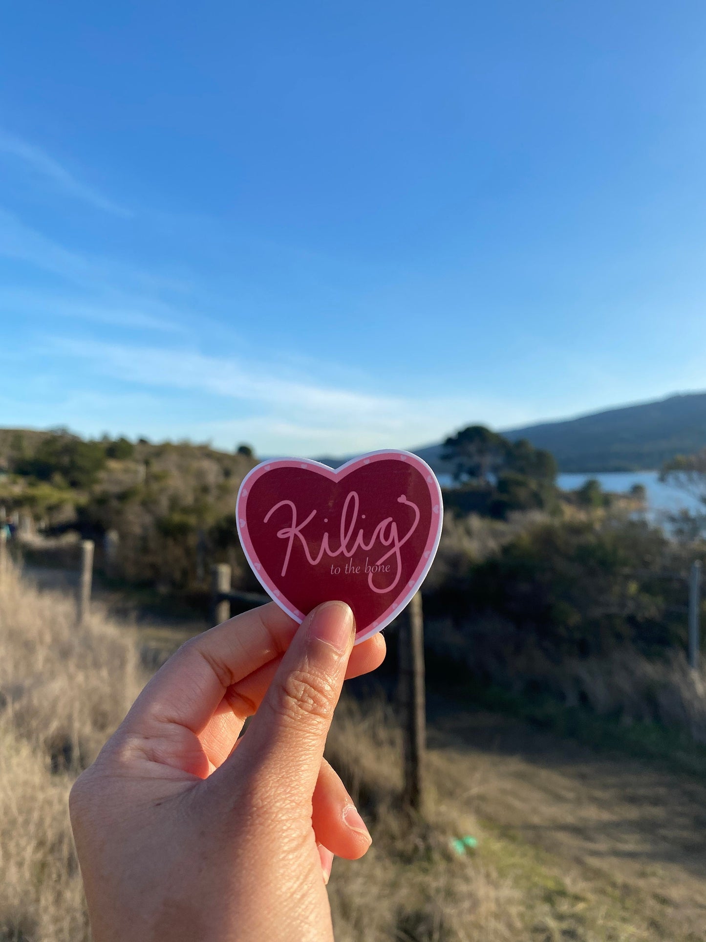 Kilig to the Bone Filipino Saying Sticker