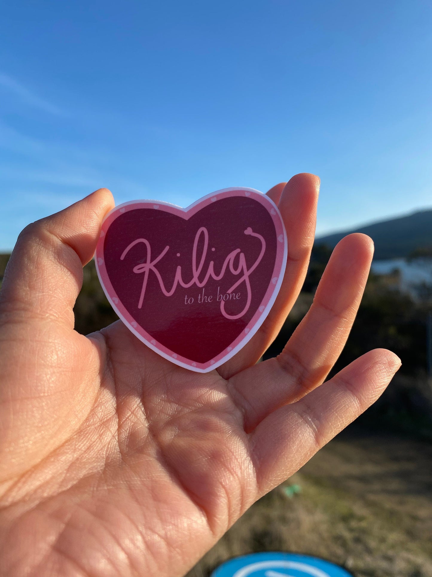 Kilig to the Bone Filipino Saying Sticker