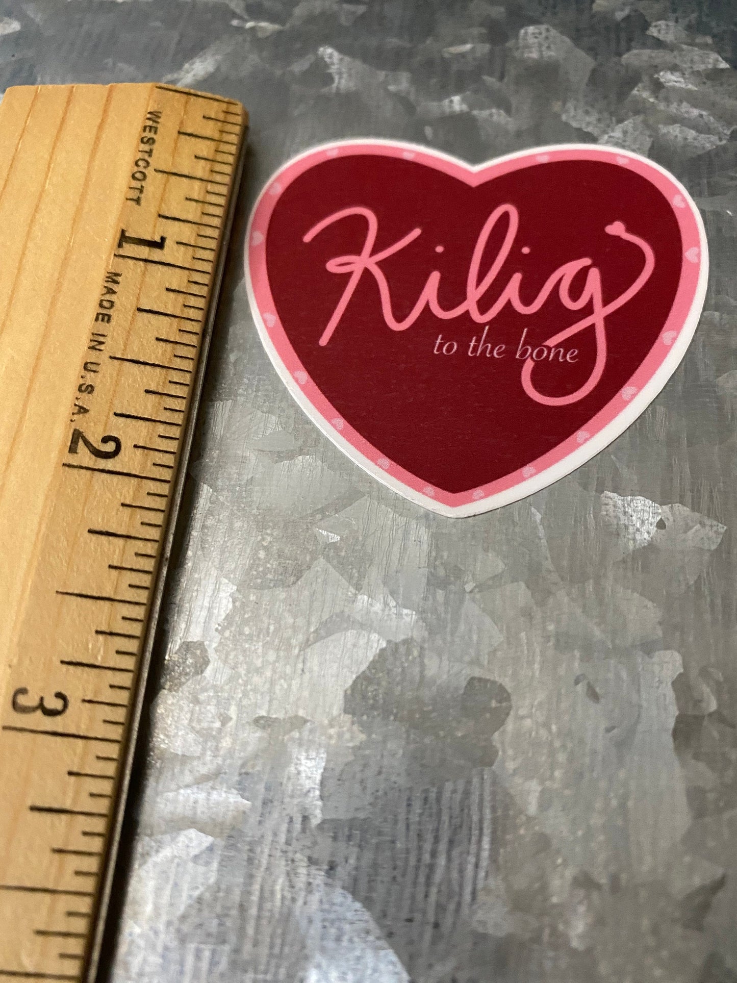 Kilig to the Bone Filipino Saying Sticker