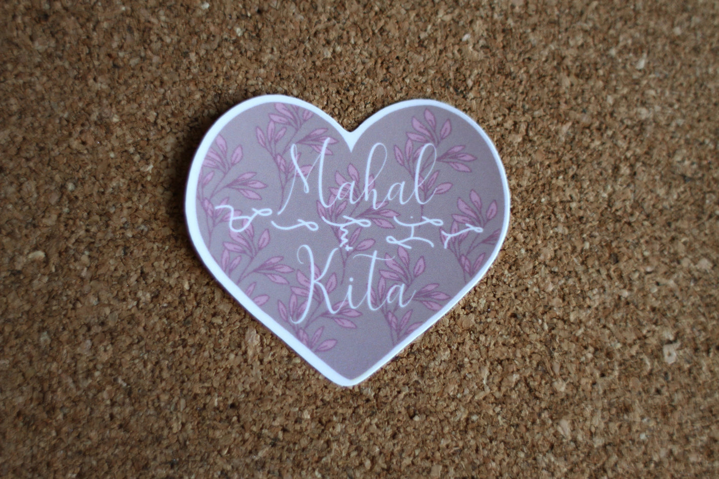 Mahal Kita Baybayin Heart Sticker