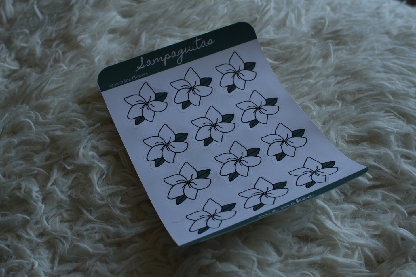 Sampaguita Sticker Sheet