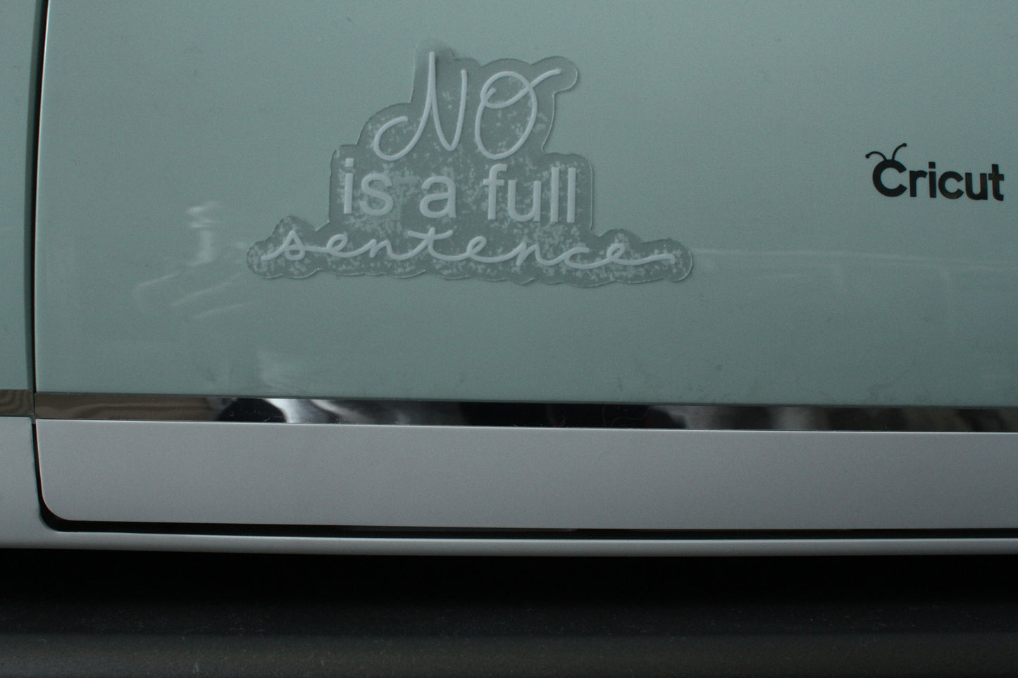 No is a Full Sentence Sticker