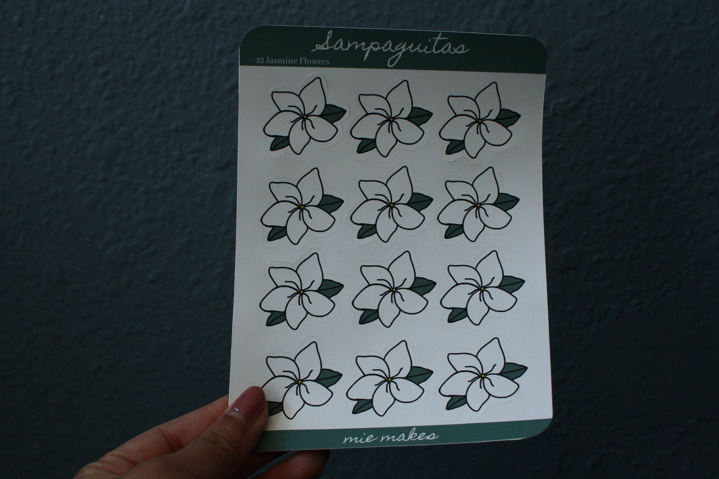 Sampaguita Sticker Sheet