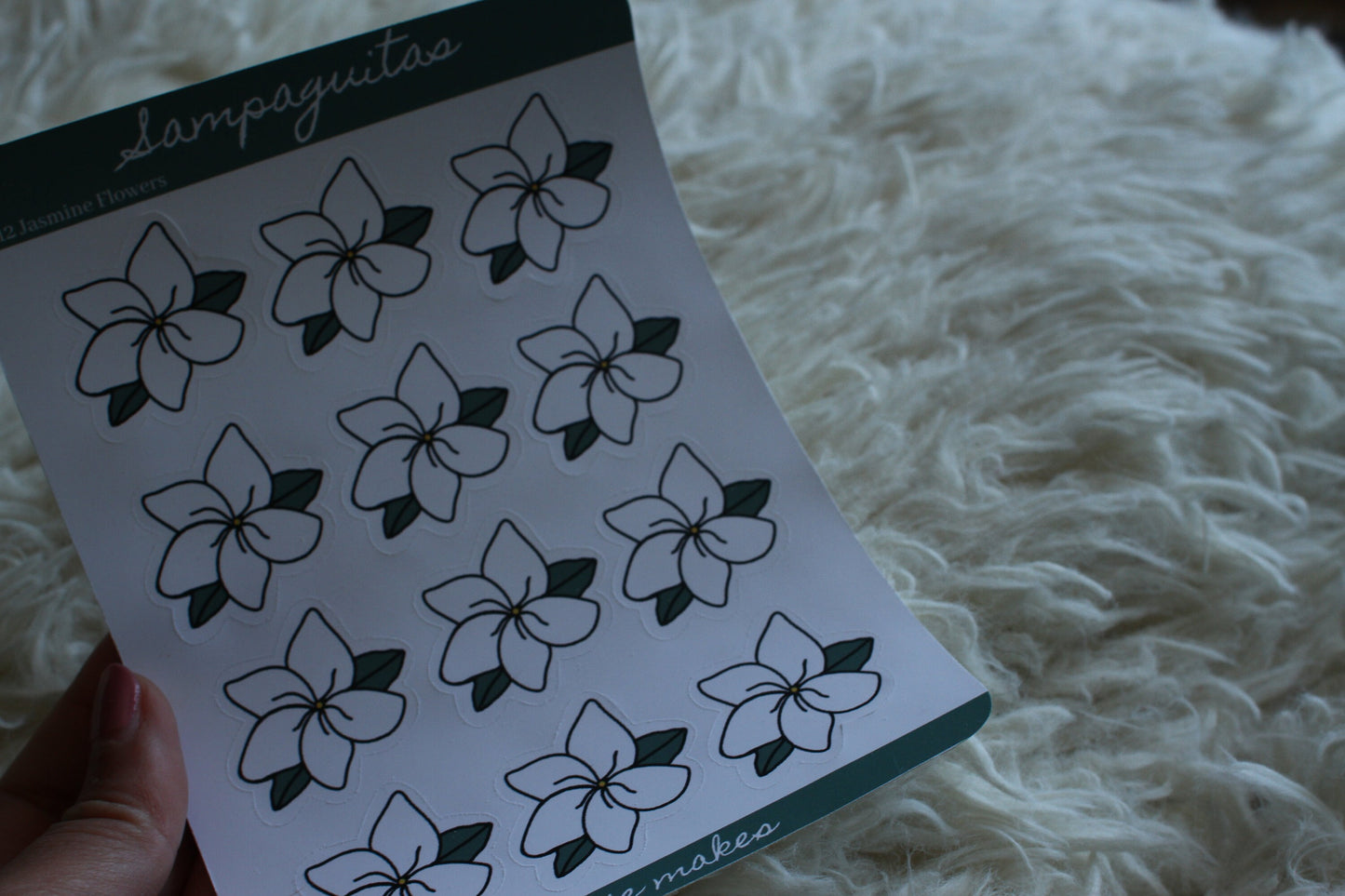 Sampaguita Sticker Sheet