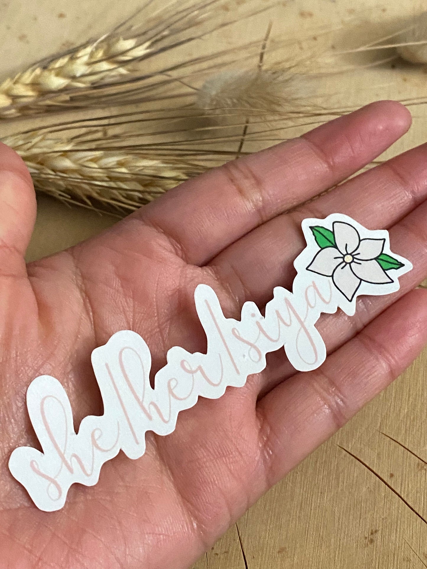 She Her Siya Sticker