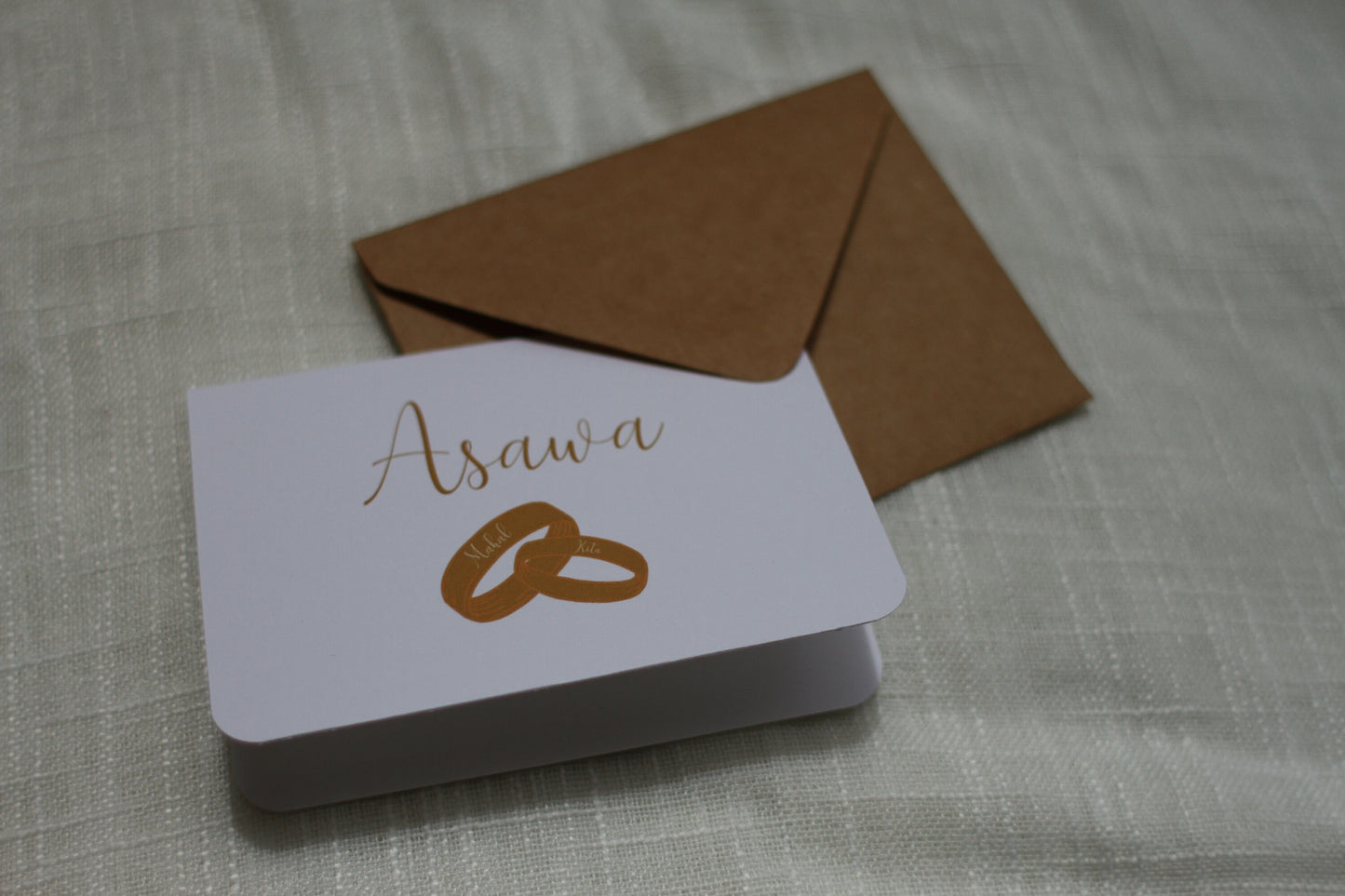 Filipino Wedding Greeting Card (Asawa)
