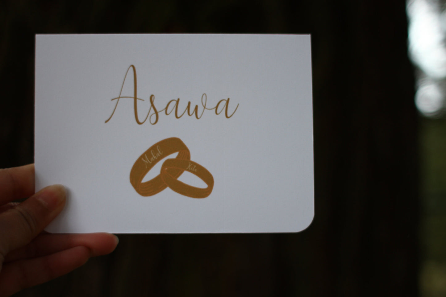 Filipino Wedding Greeting Card (Asawa)