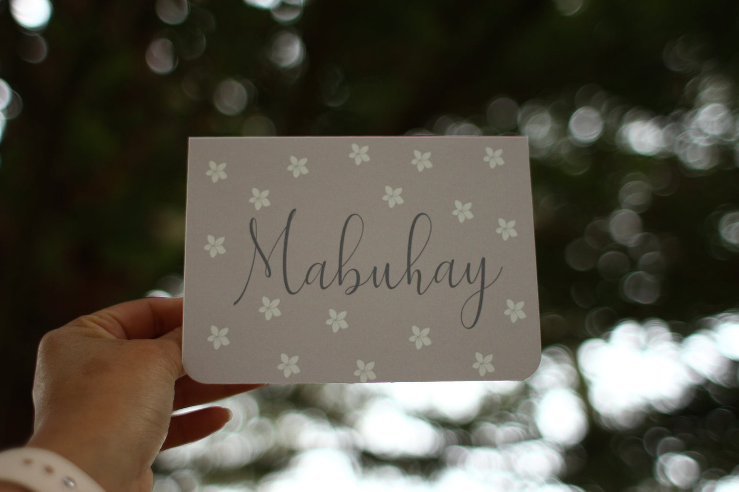 Mabuhay and Salamat Greeting Card