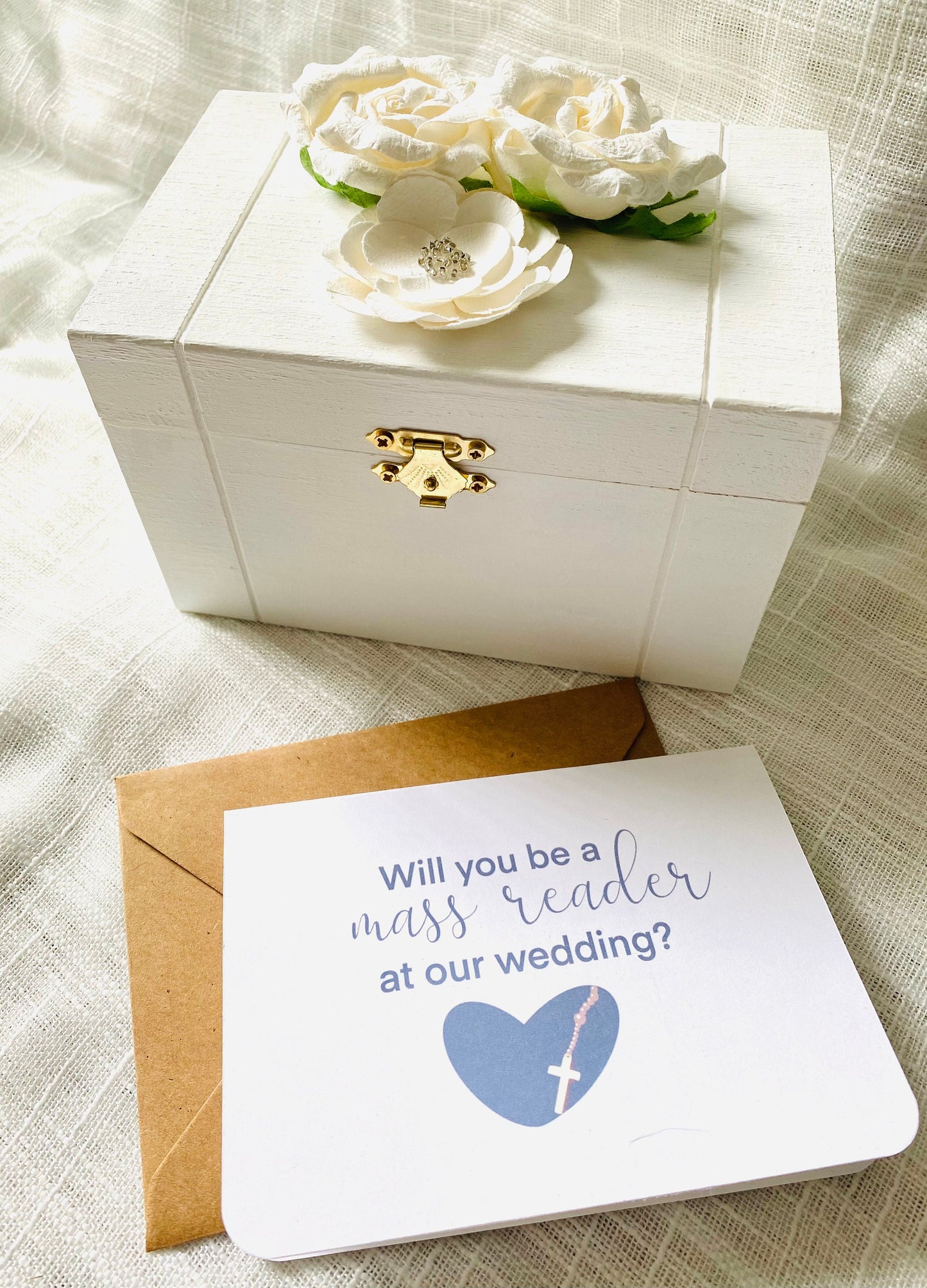 Will You Be A Mass Reader At Our Wedding Greeting Card