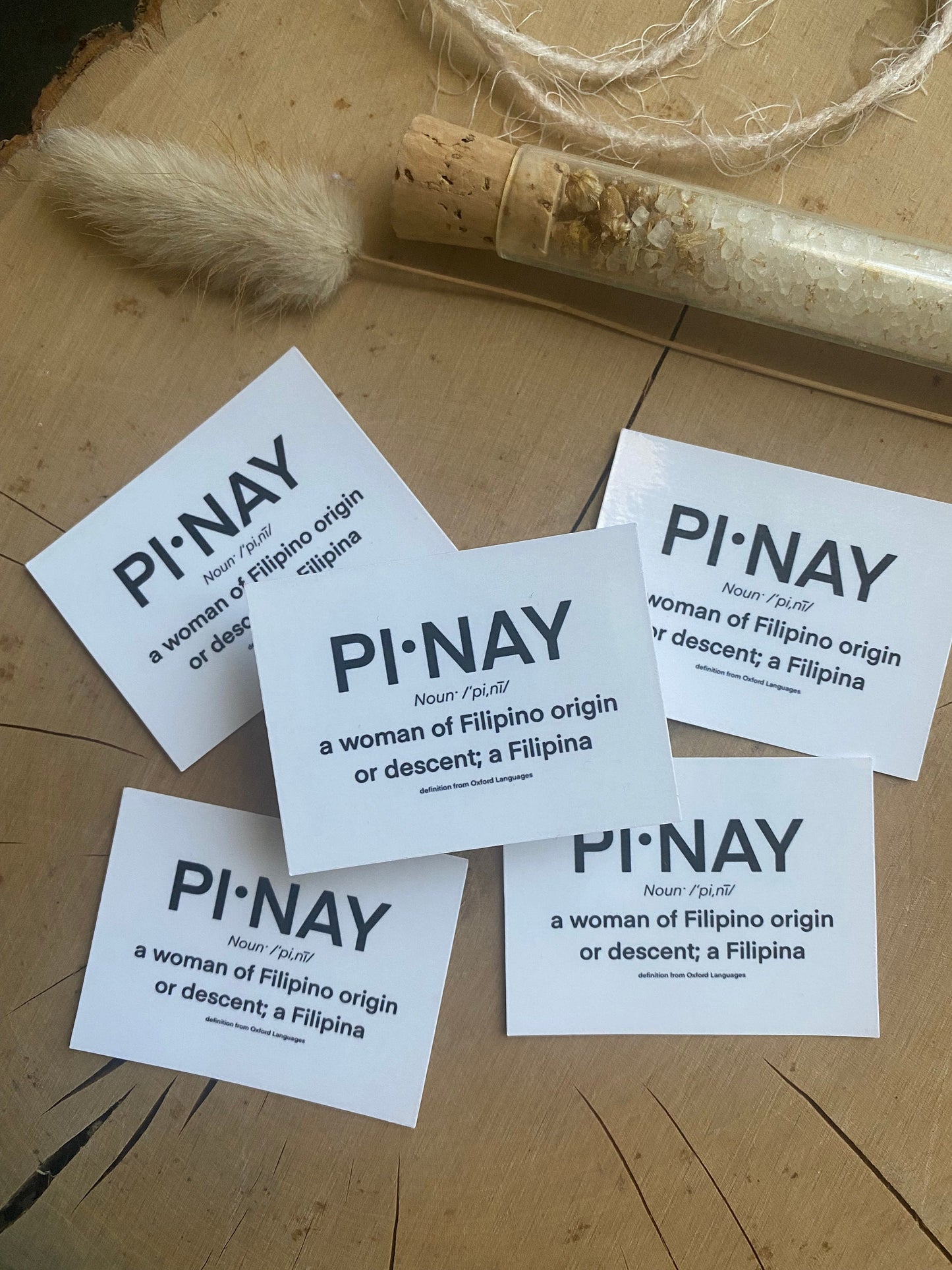 Pinay Definition Sticker