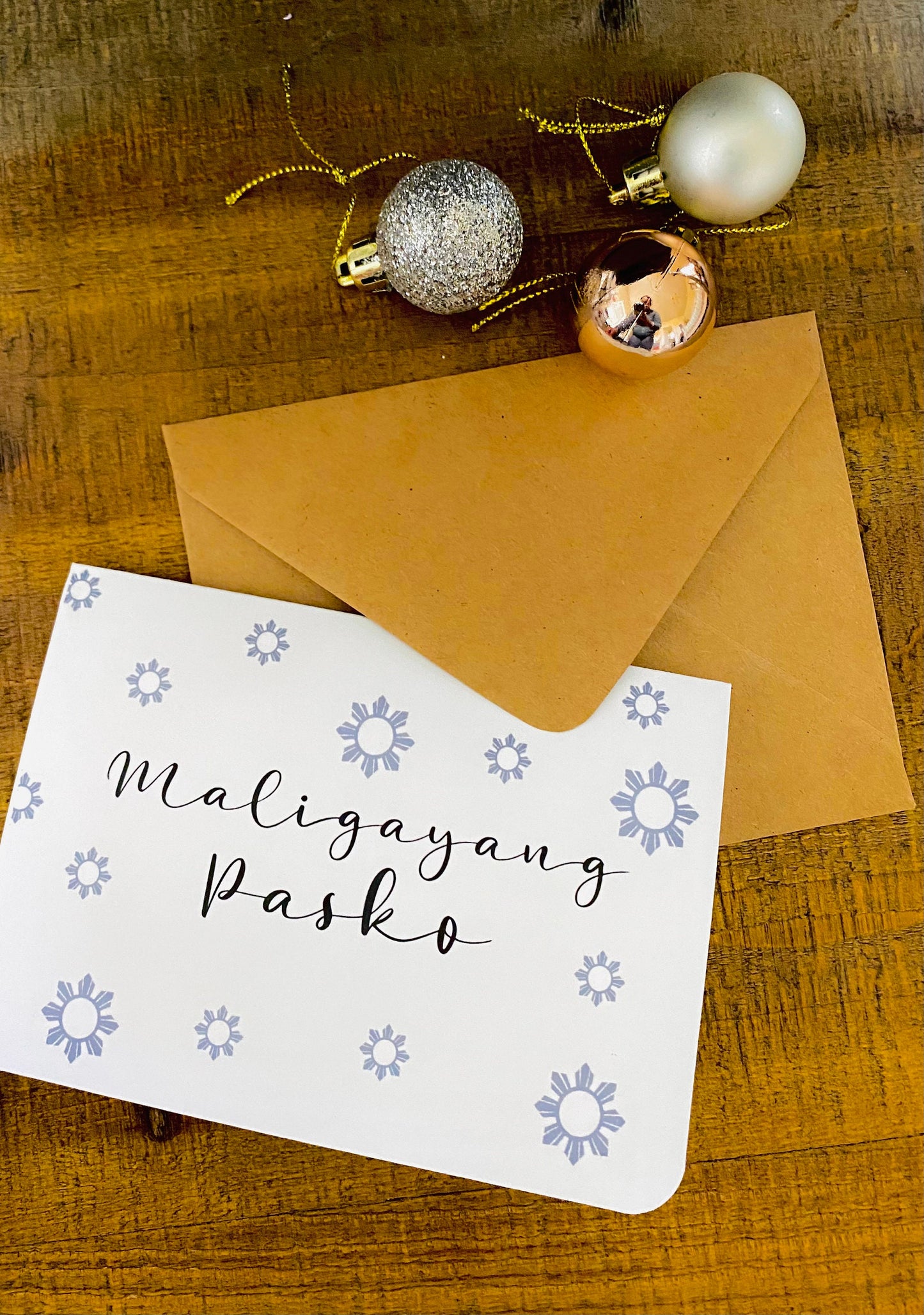 Maligayang Pasko Sun Greeting Card
